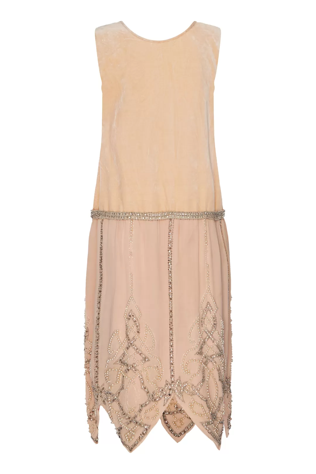 Women Annie's Archive 1920S Velvet Flapper Dress