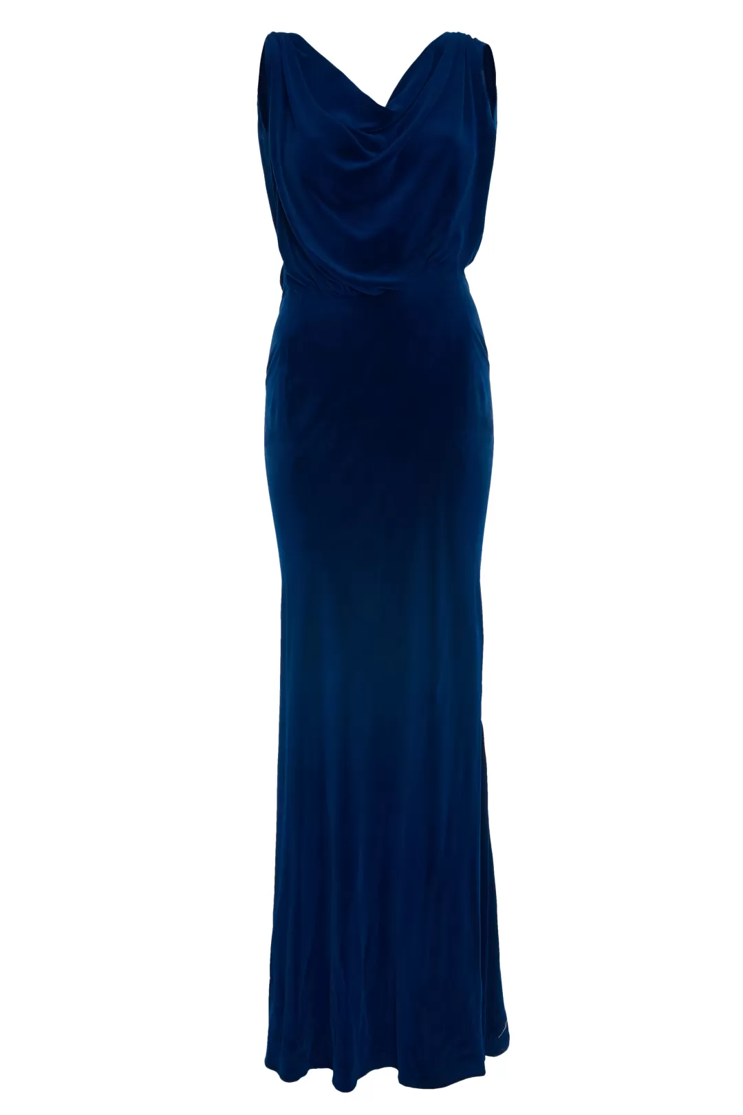 Women Annie's Archive 1930'S Royal Blue Velvet Bias Cut Dress