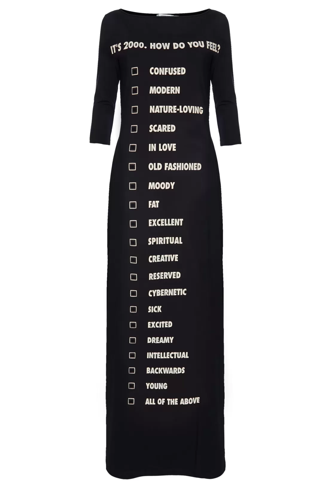 Women Annie's Archive 1999-2000 Moschino 'Millennium' Interactive Lycra Dress.