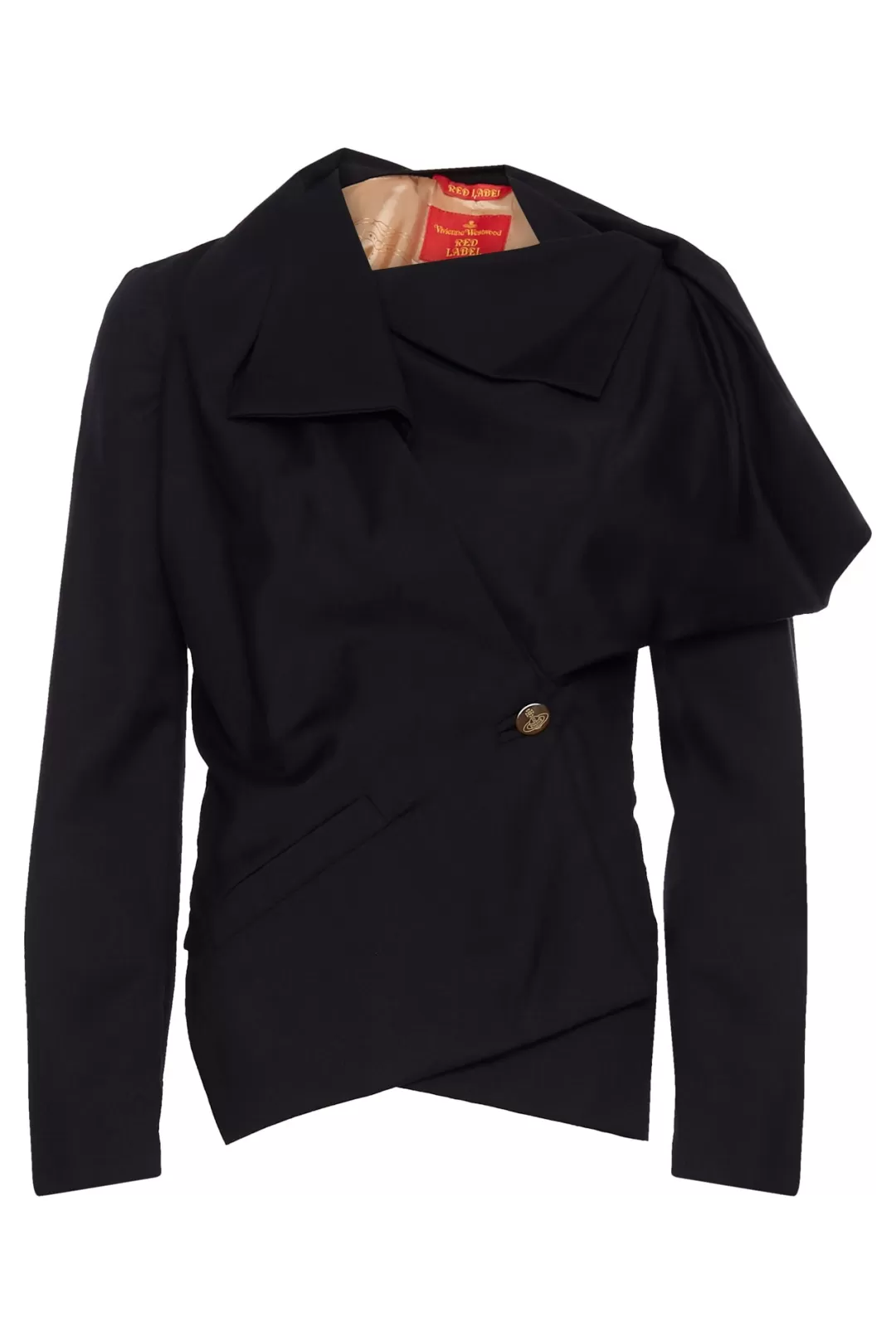 Women Annie's Archive 2000S Vivienne Westwood Red Label Black Wool Jacket