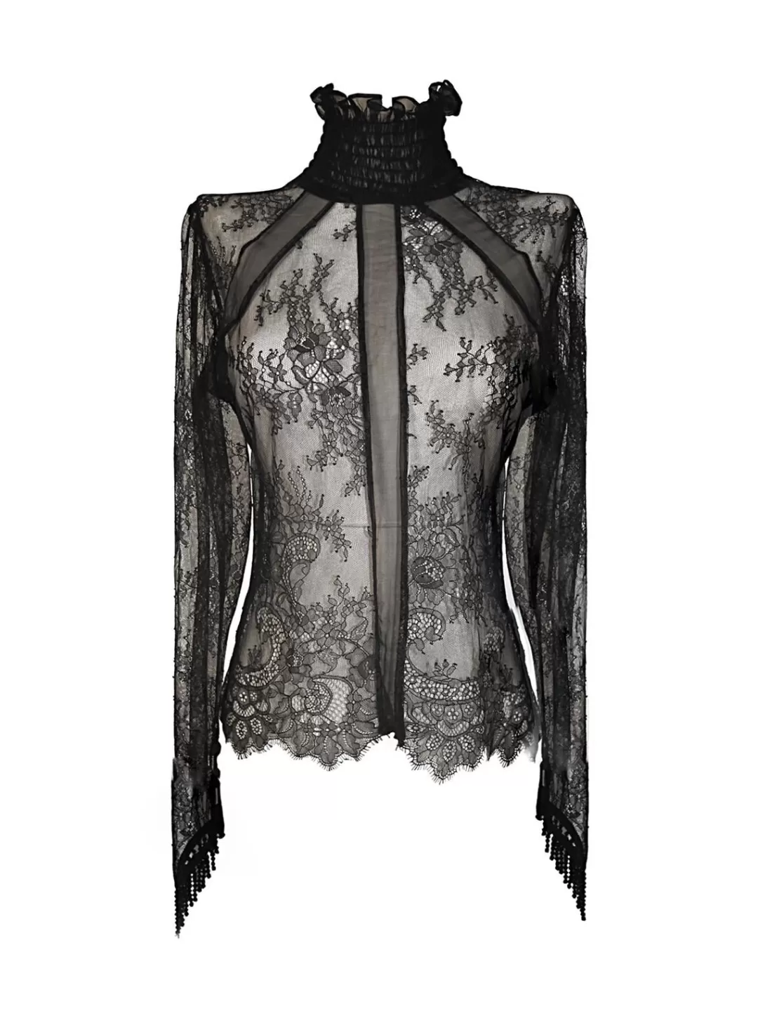 Women Amuse Bouche Black Lace Aleera Top