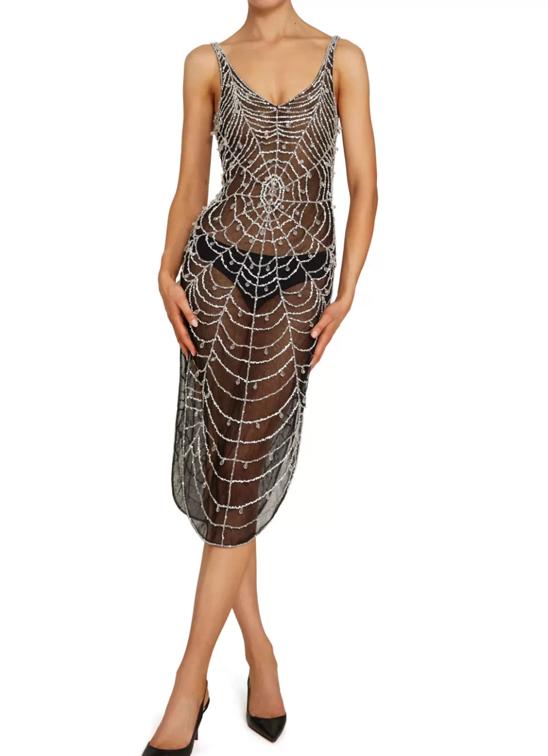 Women Annie's Collection Cobweb Midi Dress