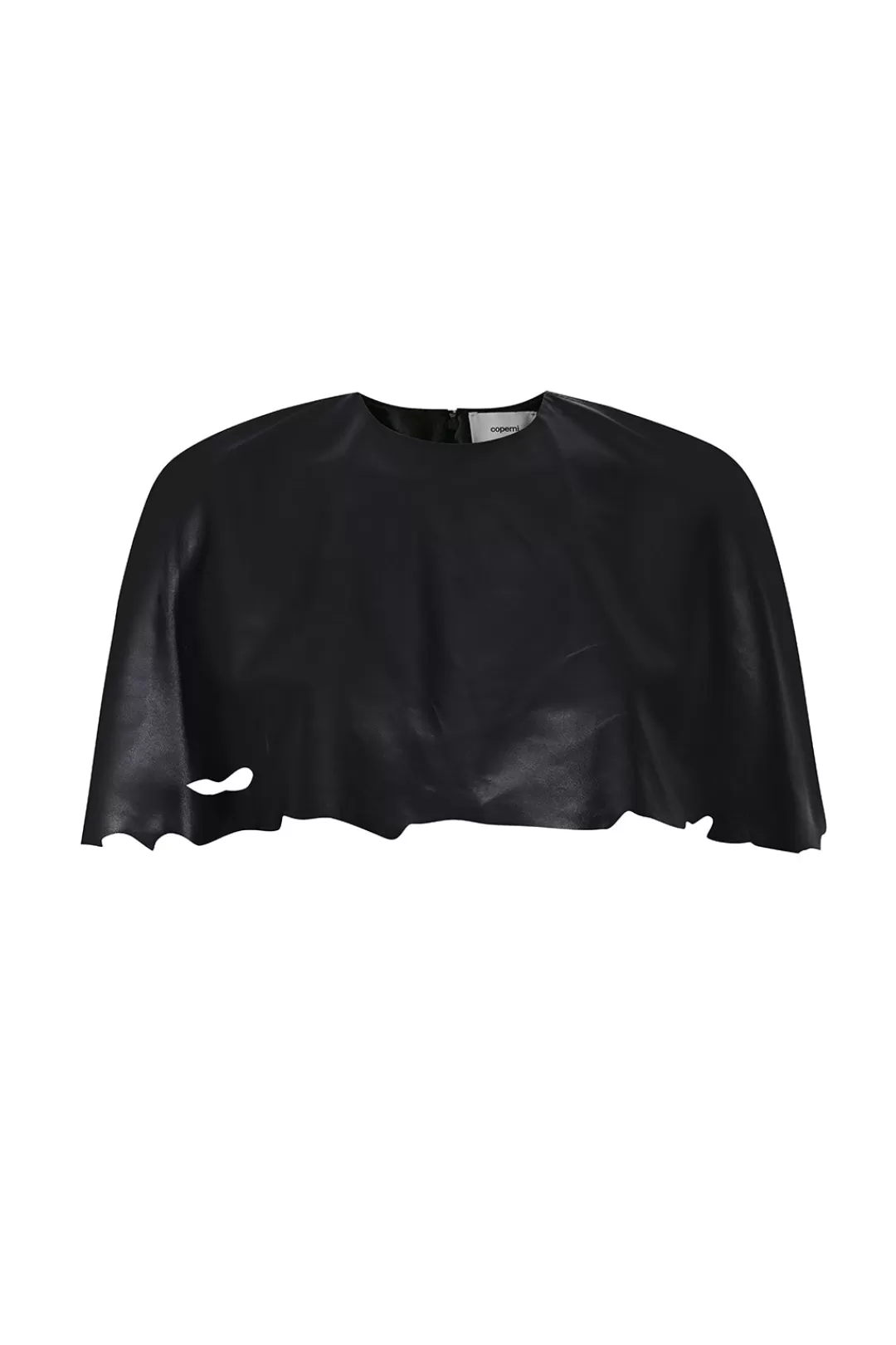 Women Coperni Cropped Leather Cape