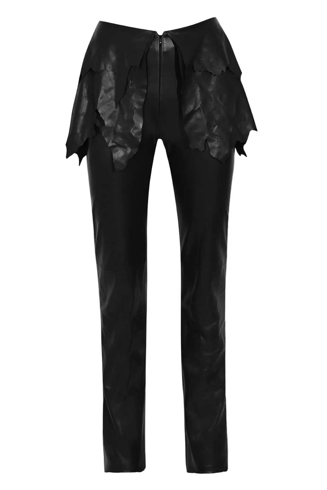 Women Coperni Flap Leather Pants