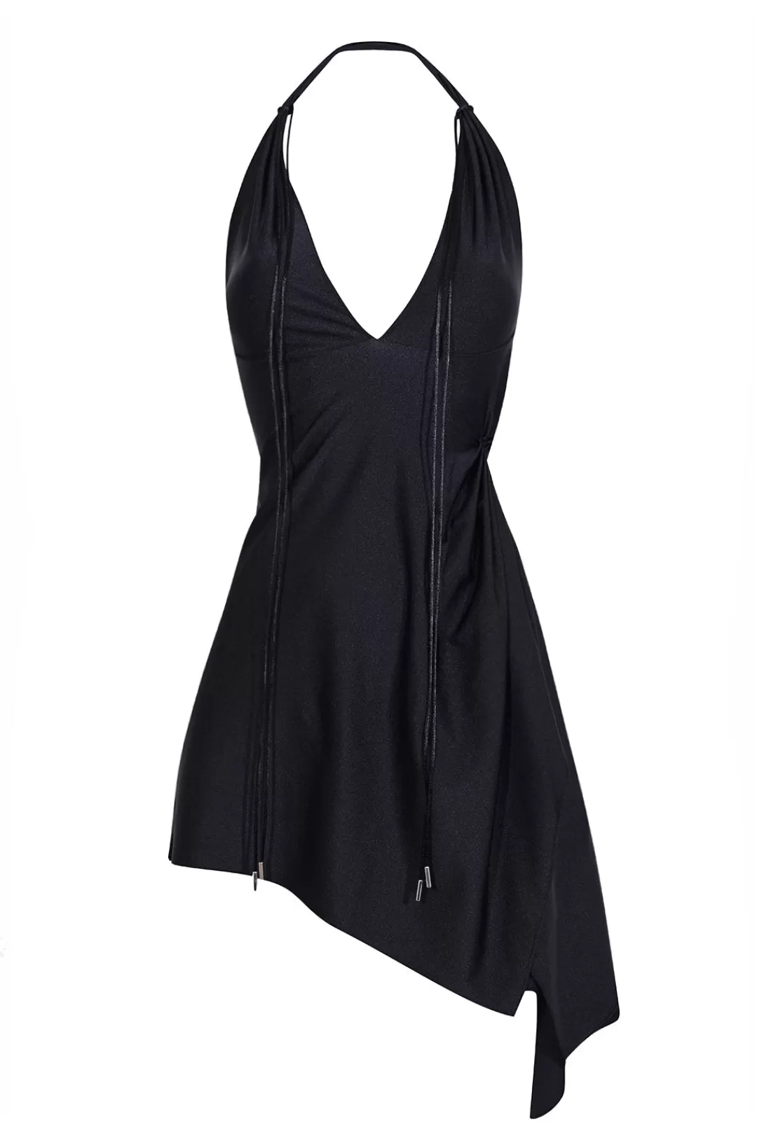 Women Coperni Halterneck Draped Mini Dress