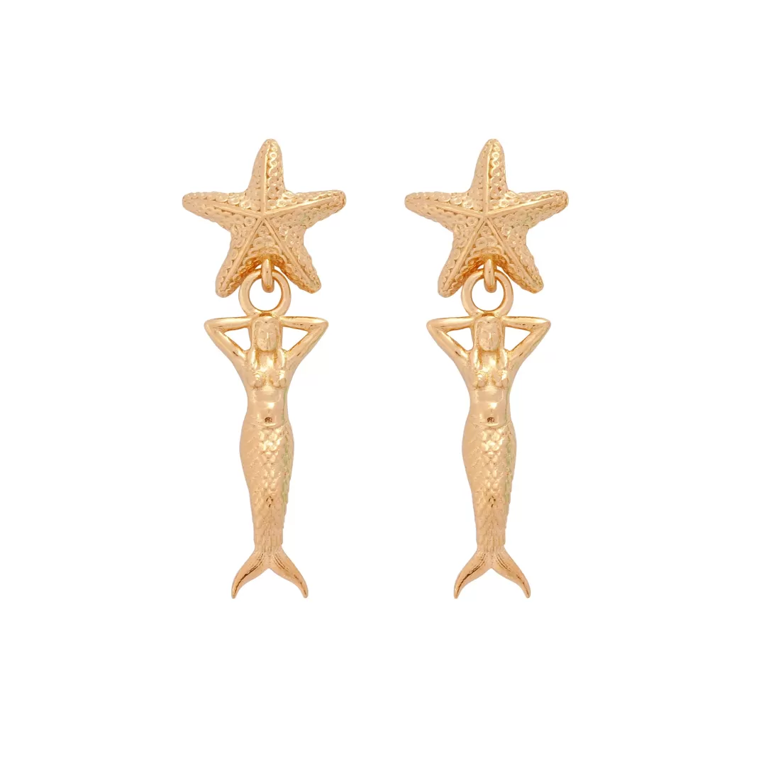 Women Annie's x Jade Jagger Mermaid & Starfish Earrings