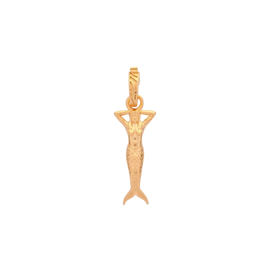 Women Annie's x Jade Jagger Mermaid Charm, Gold Vermeil