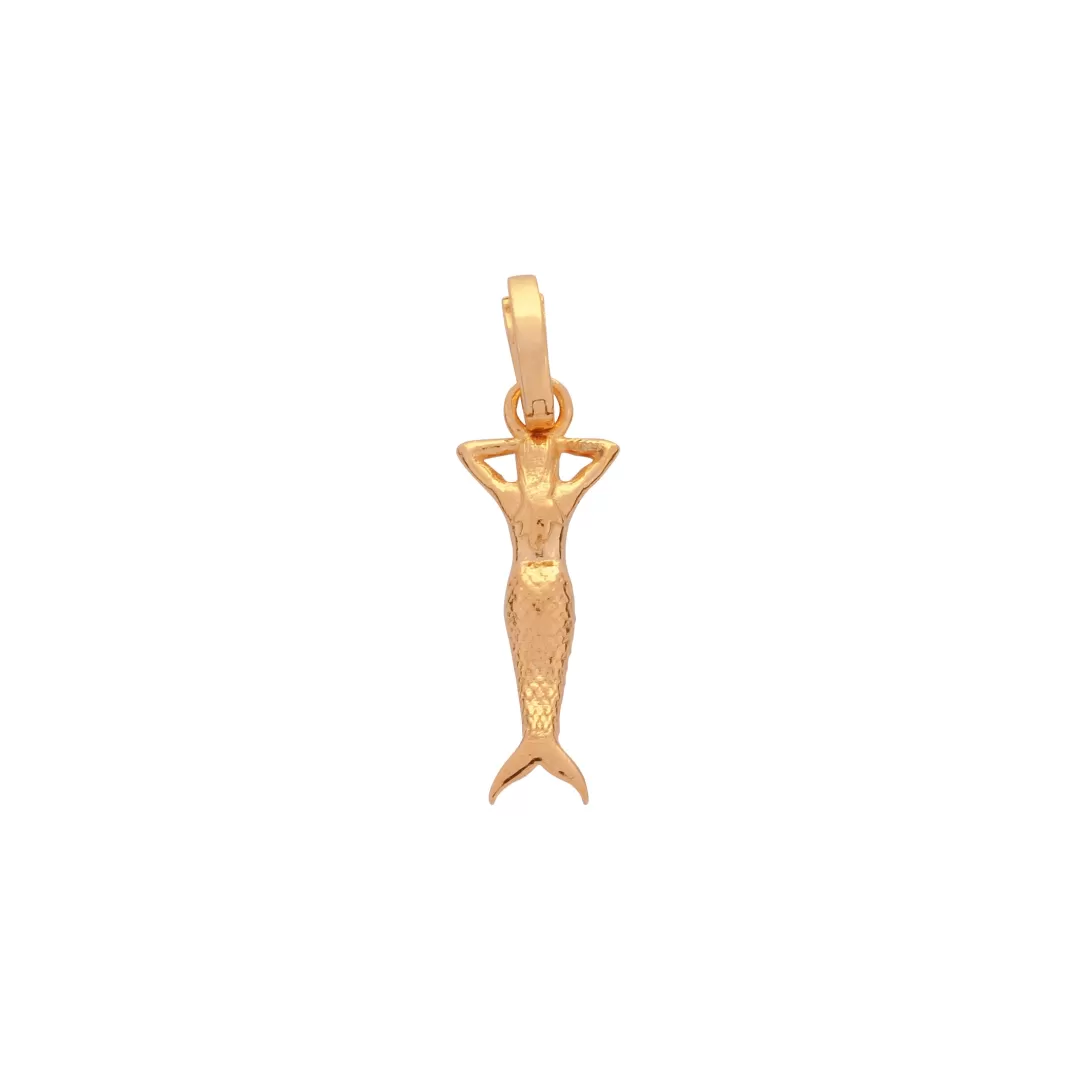 Women Annie's x Jade Jagger Mermaid Charm, Gold Vermeil