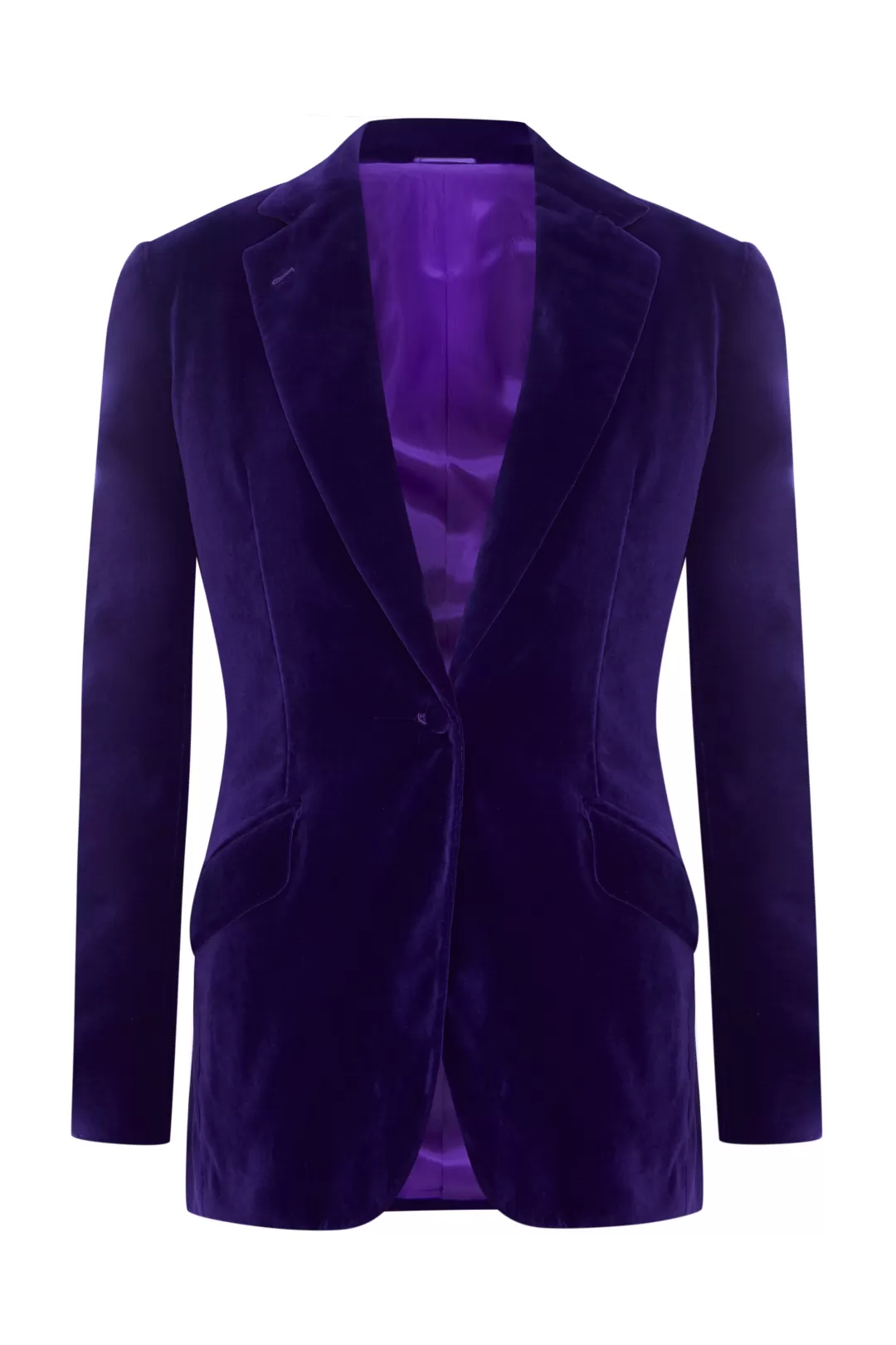 Women Mark Powell Purple Velvet Jacket