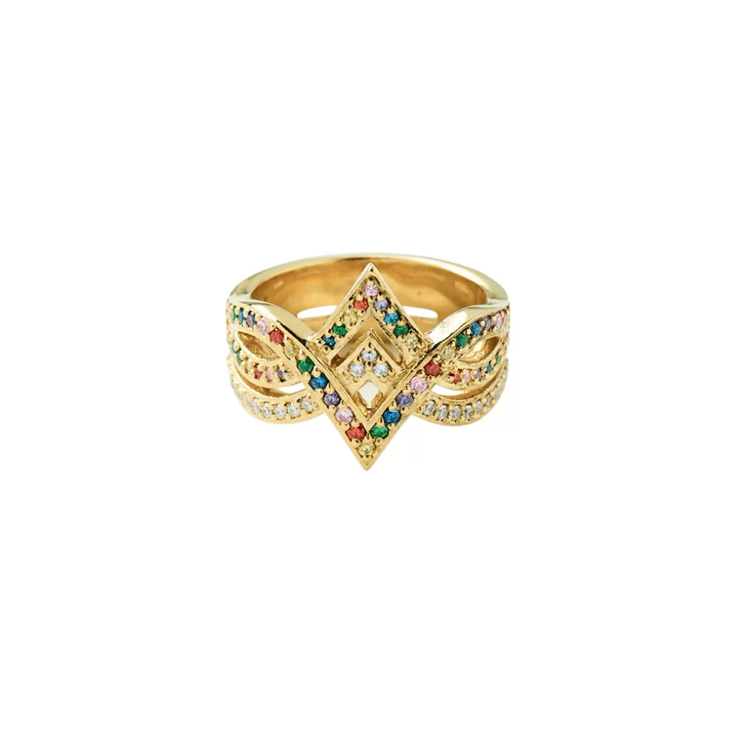 Women Hannah Warner Rainbow V Ring