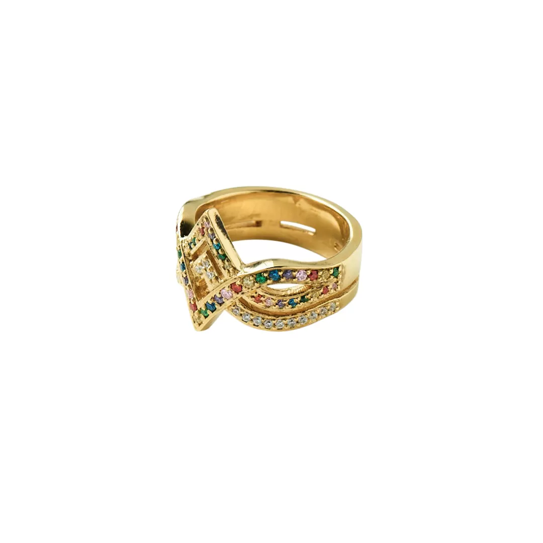 Women Hannah Warner Rainbow V Ring