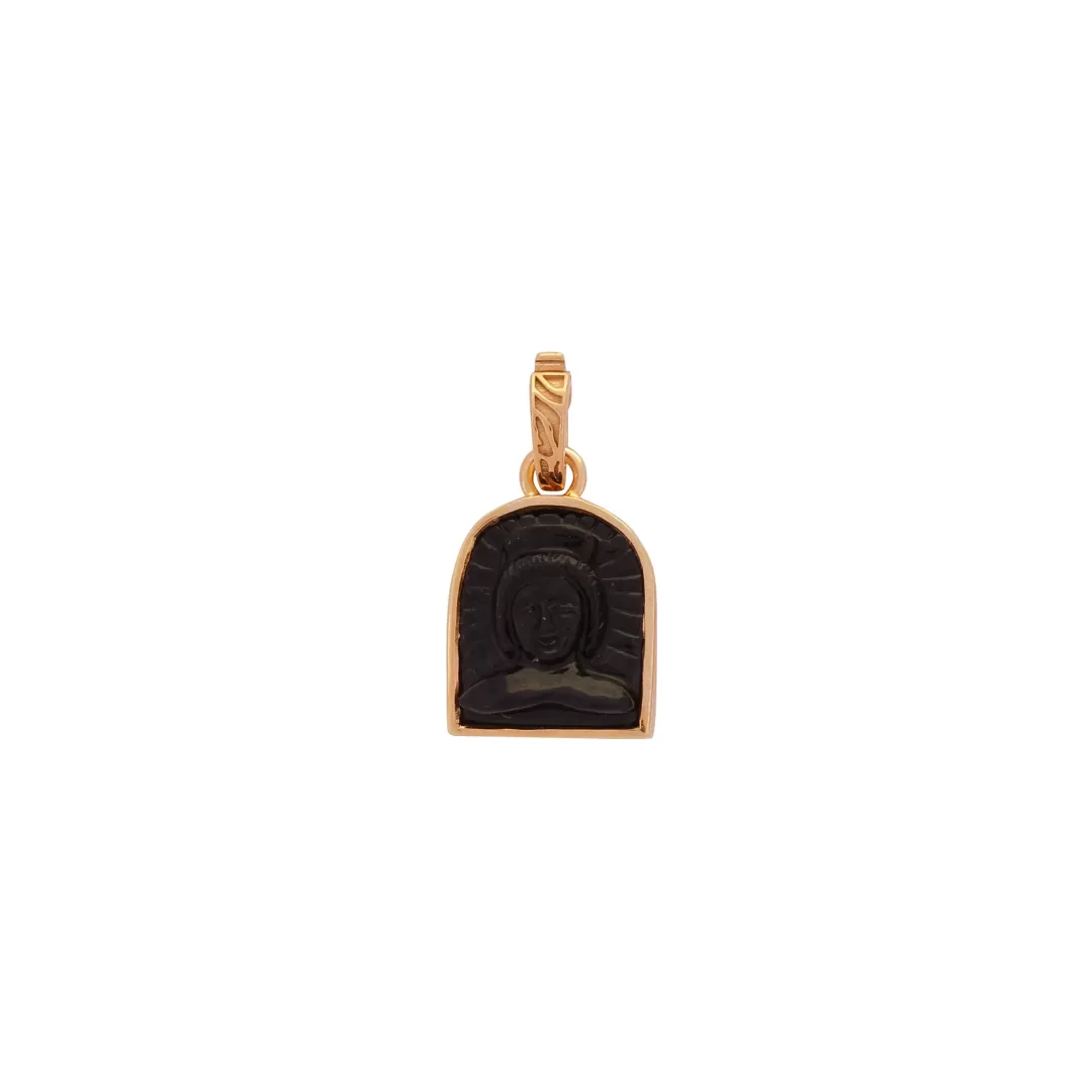 Women Annie's x Jade Jagger Tanit Black Onyx Stone Charm, Gold Vermeil