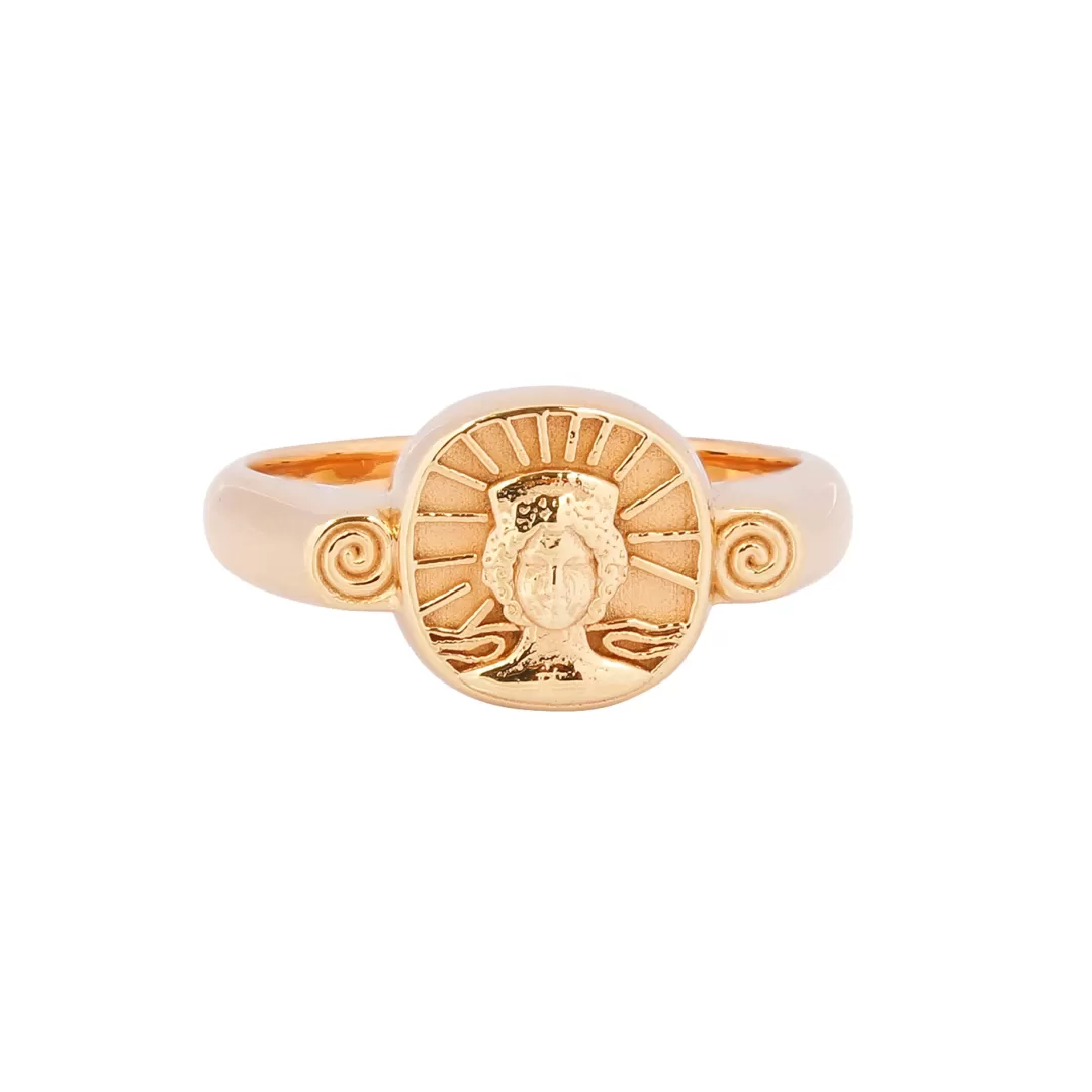 Women Annie's x Jade Jagger Tanit Ring, Gold Vermeil