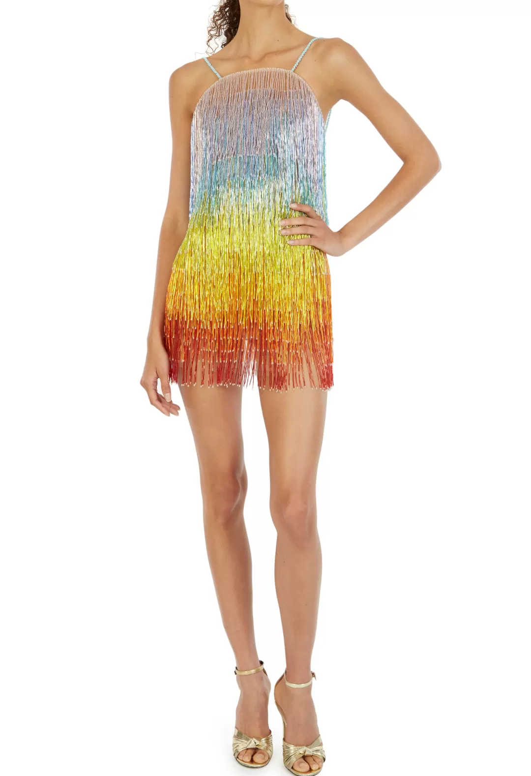 Women Javier Osorio Technicolor Dress