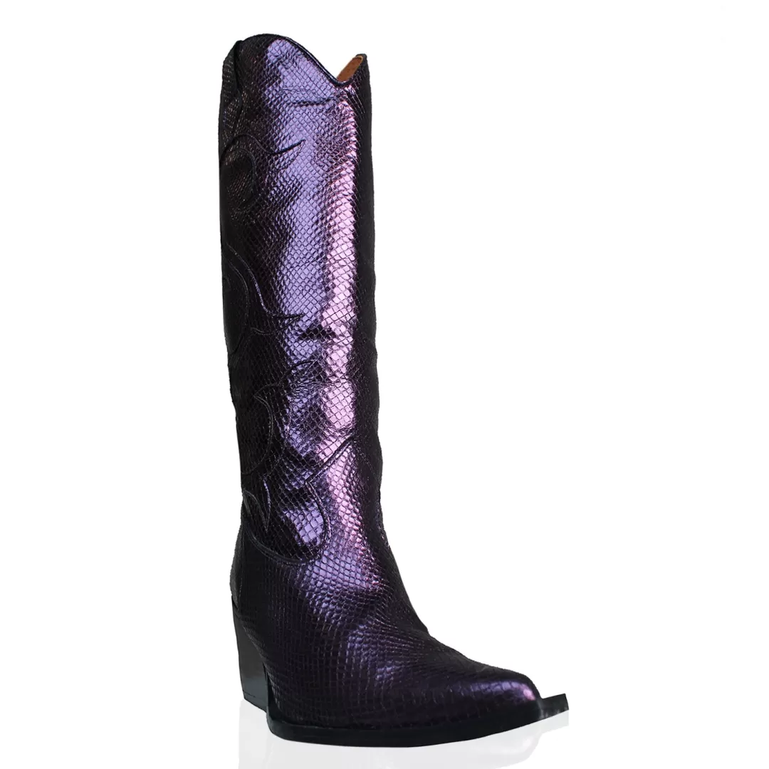 Women Annie's Ibiza x Terry de Havilland The Purple Cowboy Boot