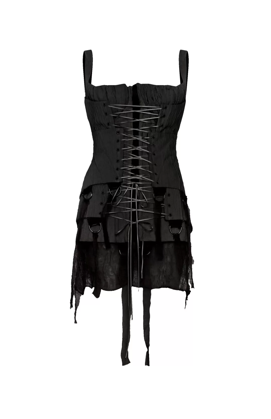 Women Dreaming Eli Triple Black Corset Dress