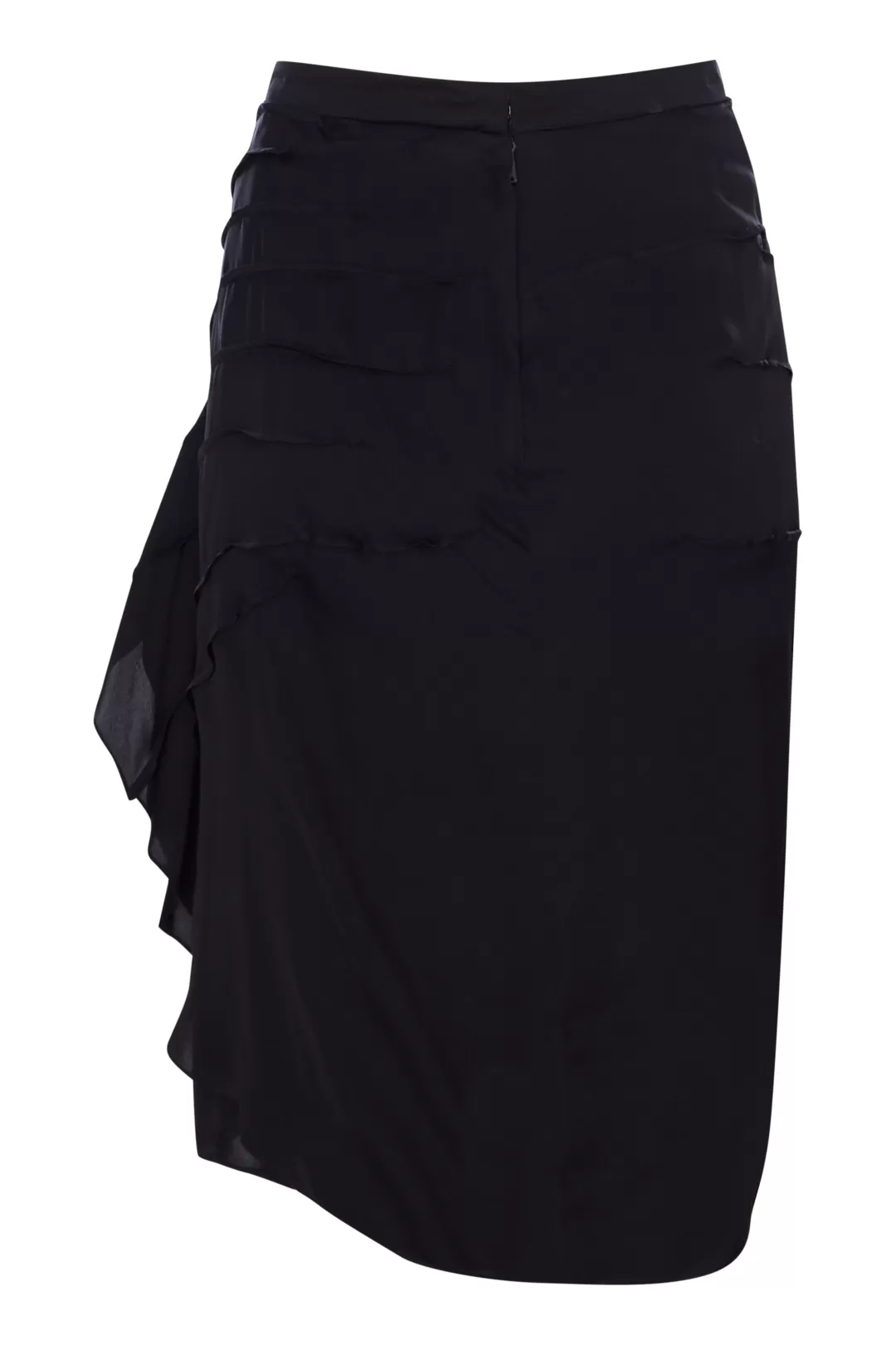 Women Annie's Archive Yves Saint Laurent Black Ruched Skirt