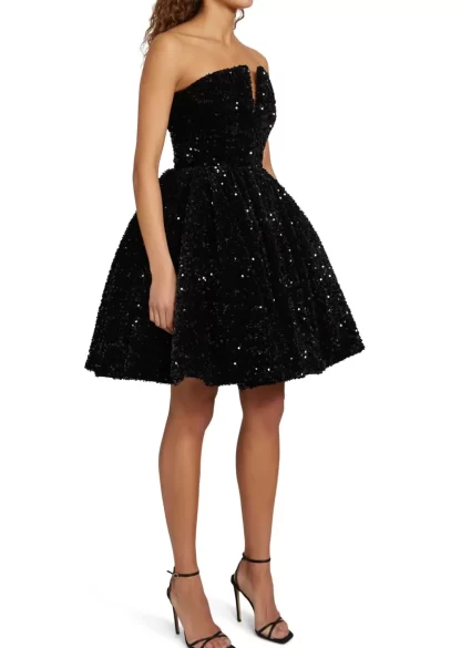 Women Richard Quinn Corset Sequin Mini Dress