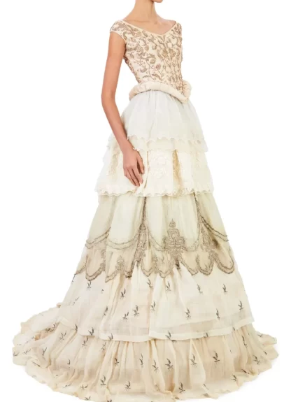 Women Annie's Collection Gold Iris Corset