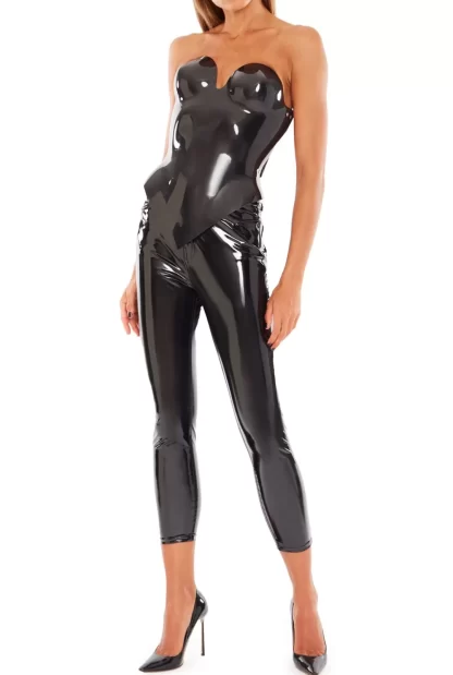 Women Jack Irving Latex Black Corset Body. Rental: £80/Day