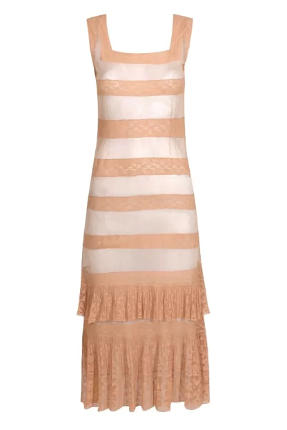 Women Annie's Archive 1920'S Original Flapper Lace Dress