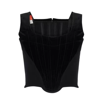 Women Annie's Archive 1980S Vivienne Westwood Red Label Black Velvet Corset.