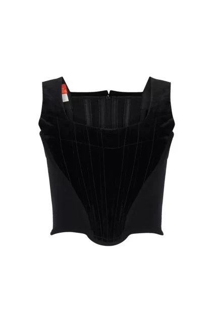 Women Annie's Archive 1980S Vivienne Westwood Red Label Black Velvet Corset.