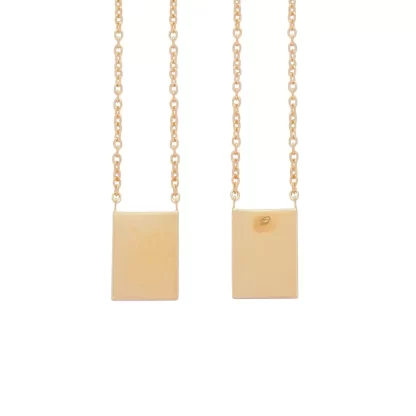 Women Annie's x Jade Jagger Tanit & Cactus Flower Double Enamel Tag Necklace, Gold Vermeil